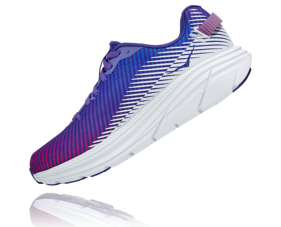 Tenis Hoka One One Feminino Azuis/Branco - Rincon 2 - 283-FTUJGN